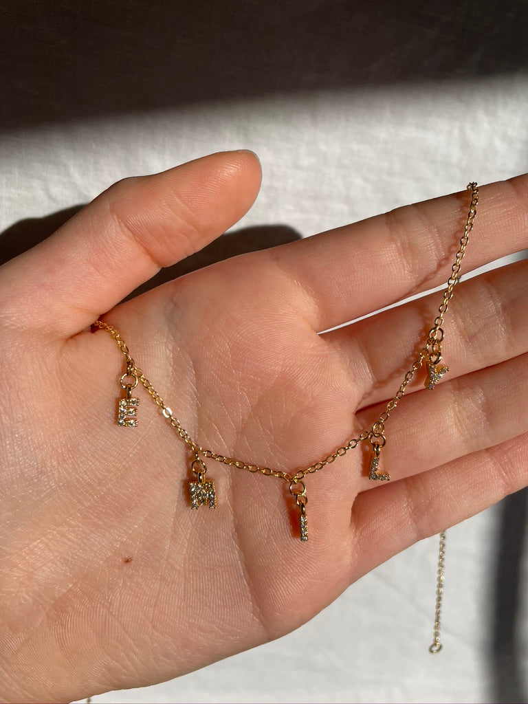 24kt Gold Plated Name Necklace