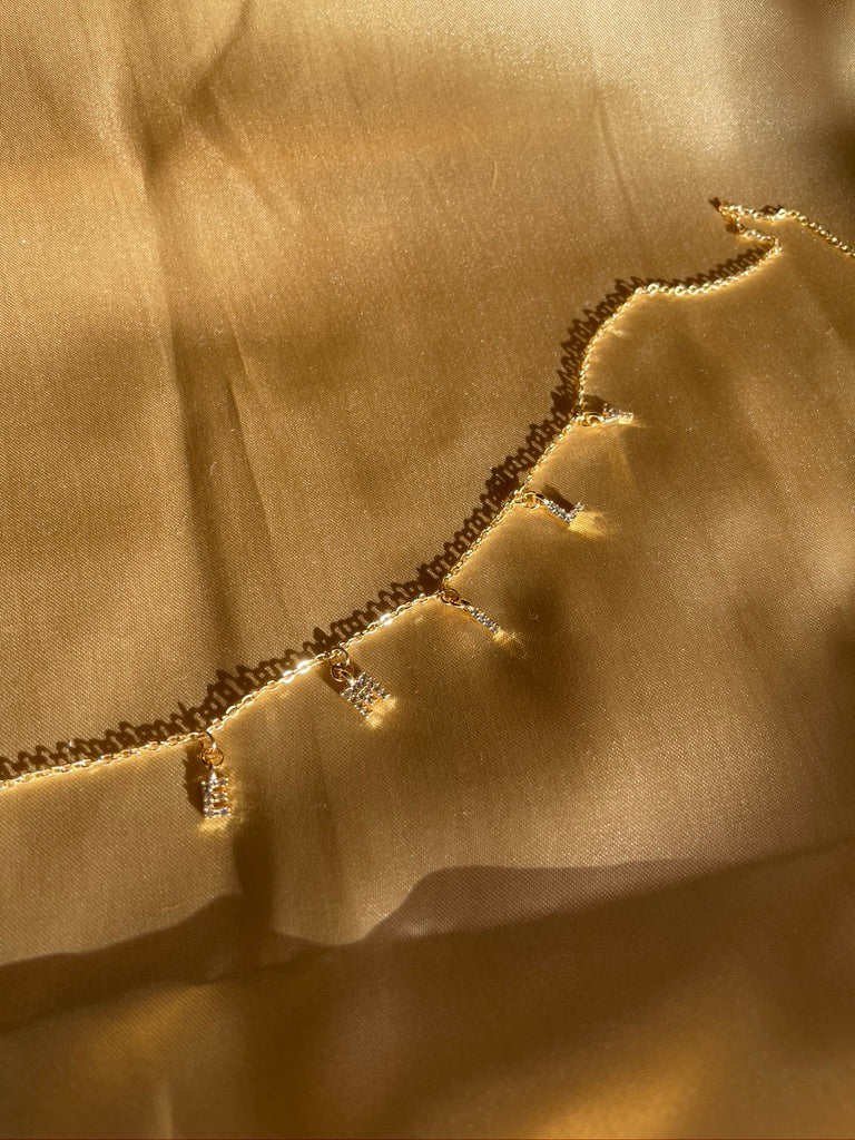24kt Gold Plated Name Necklace