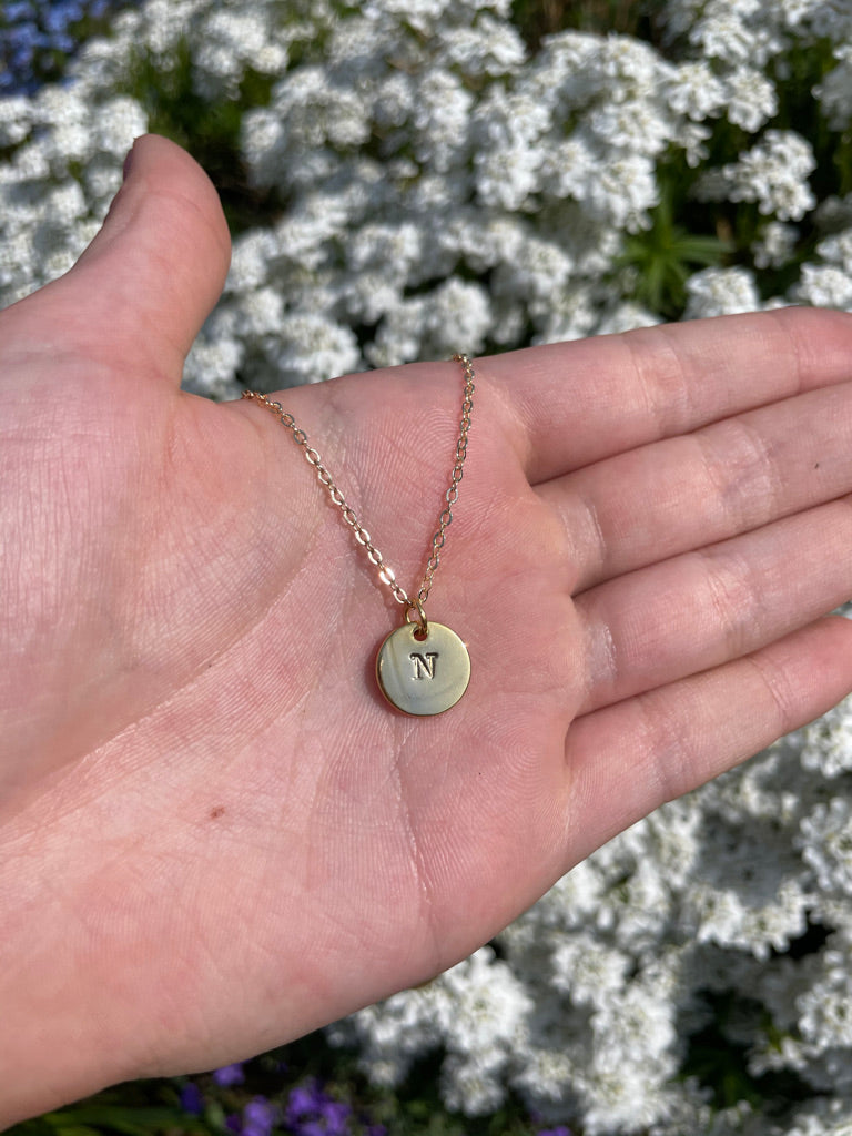 24kt Gold Plated Personalised Pendant Necklace