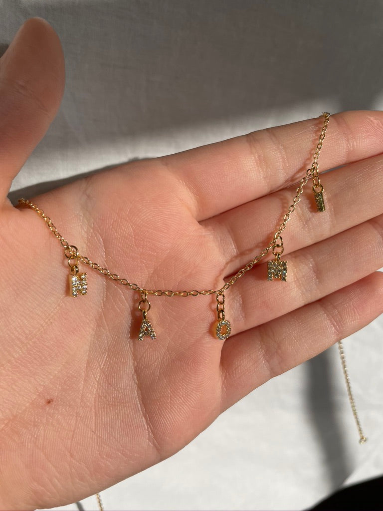 24kt Gold Plated Name Necklace
