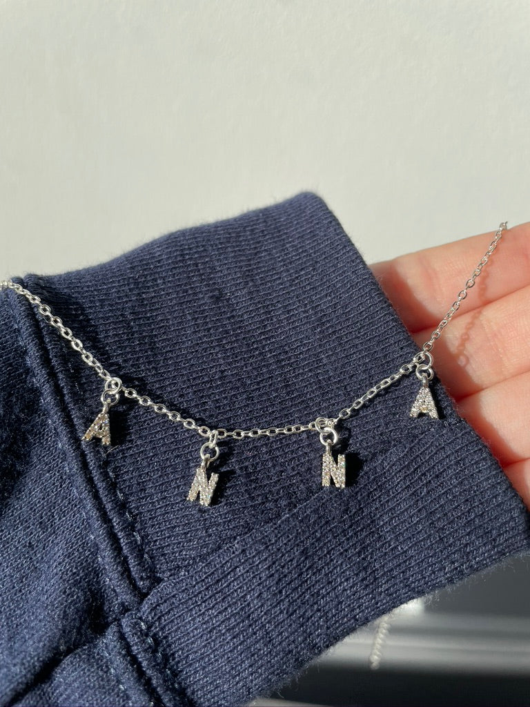 Silver Plated Name Necklace
