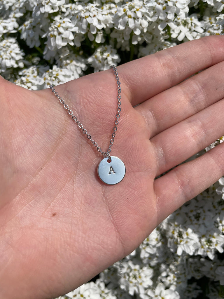 Silver Plated Personalised Pendant Necklace