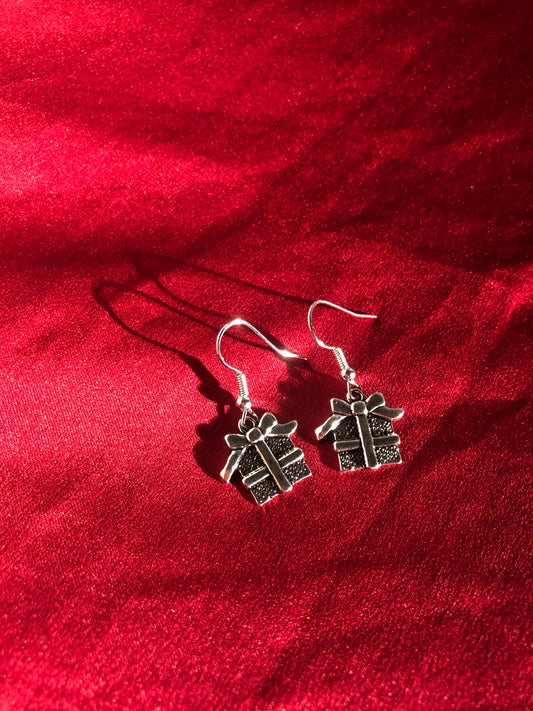 Silver Present Earrings
