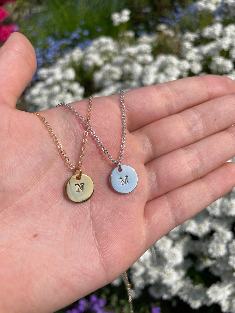 Silver Plated Personalised Pendant Necklace