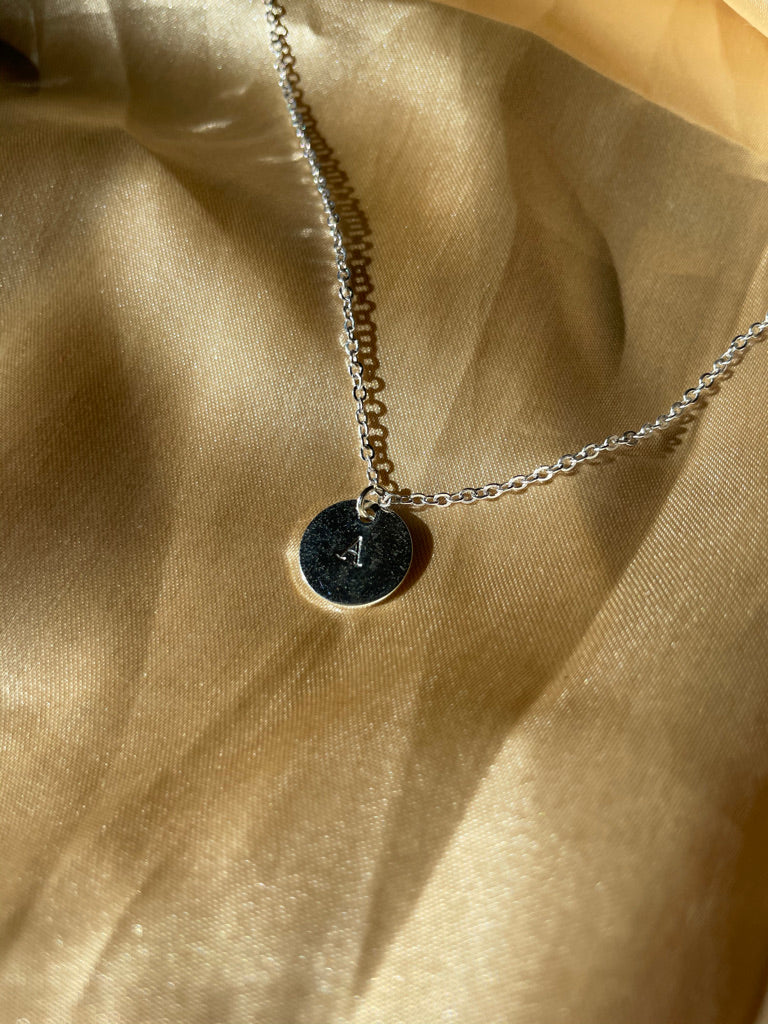 Silver Plated Personalised Pendant Necklace