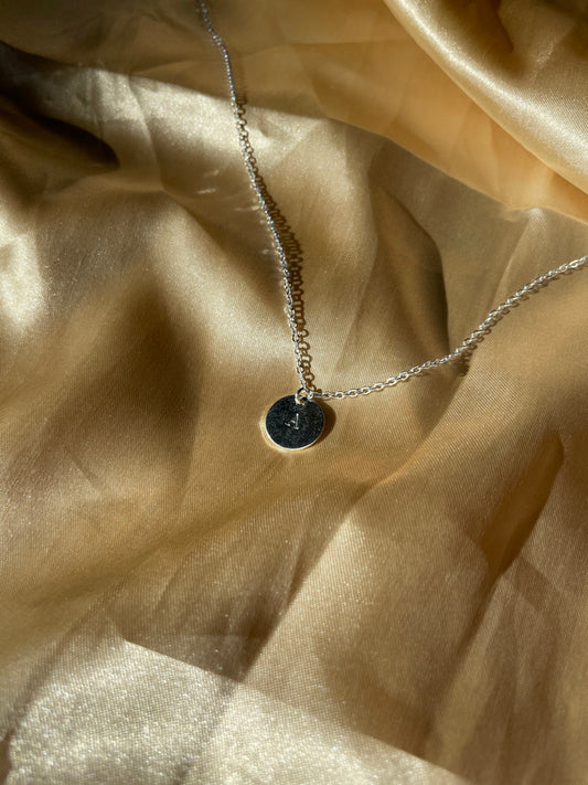 Silver Plated Personalised Pendant Necklace