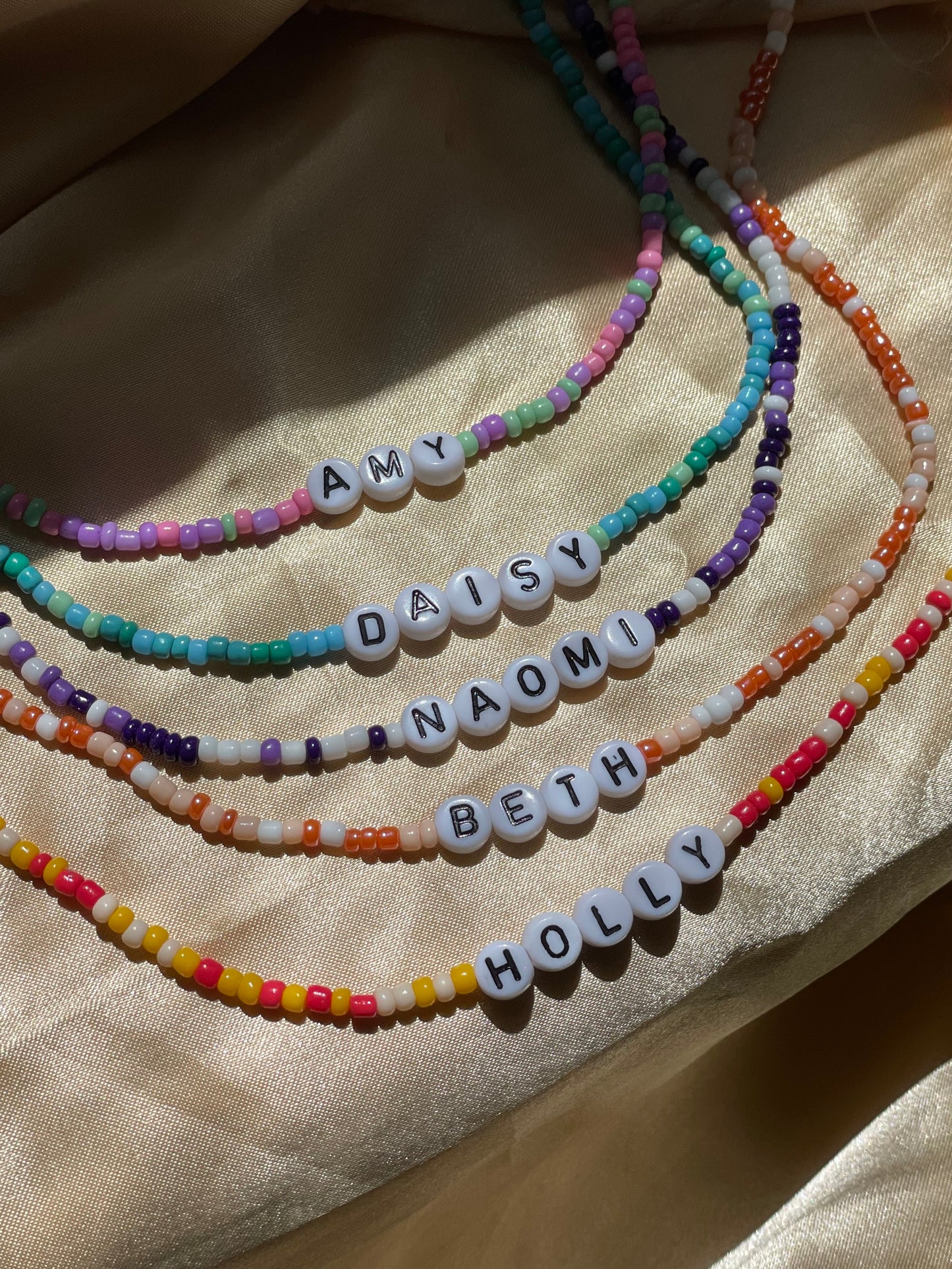 Personalised Bead Name Necklace