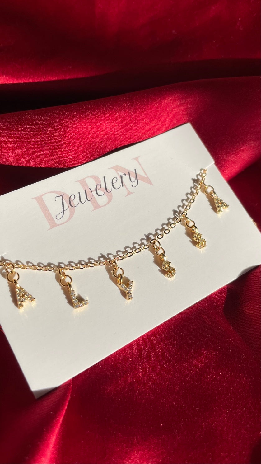 24kt Gold Plated Name Necklace