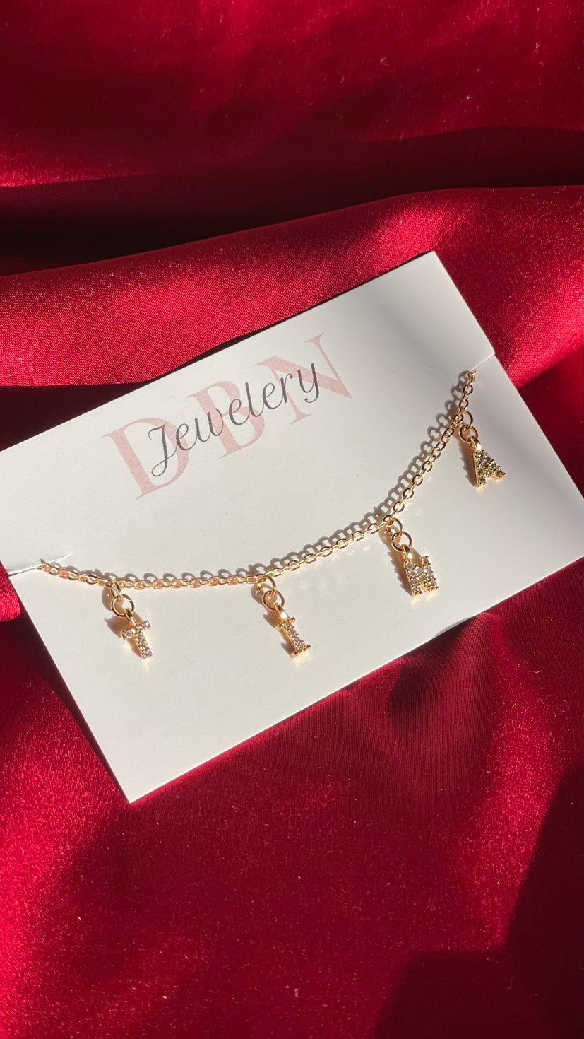 24kt Gold Plated Name Necklace